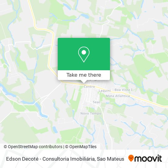 Edson Decoté - Consultoria Imobiliária map