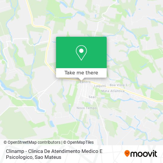Clinamp - Clinica De Atendimento Medico E Psicologico map