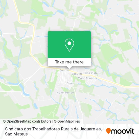 Sindicato dos Trabalhadores Rurais de Jaguare-es map