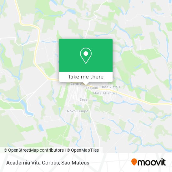 Academia Vita Corpus map
