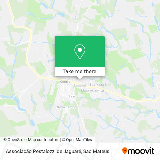 Associação Pestalozzi de Jaguaré map