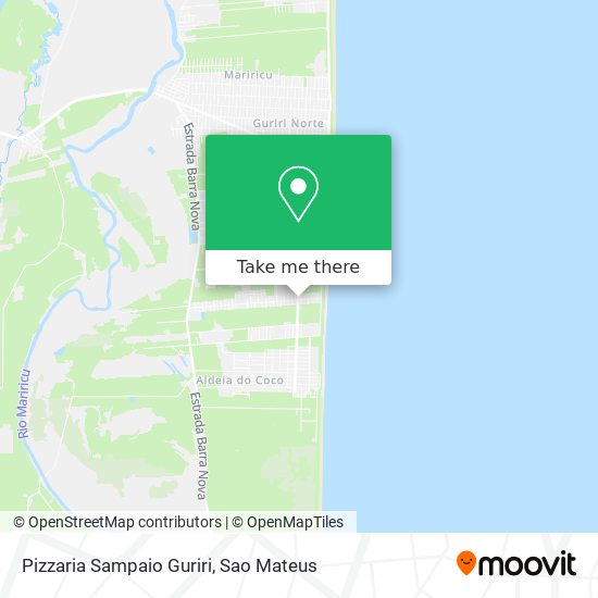 Pizzaria Sampaio Guriri map
