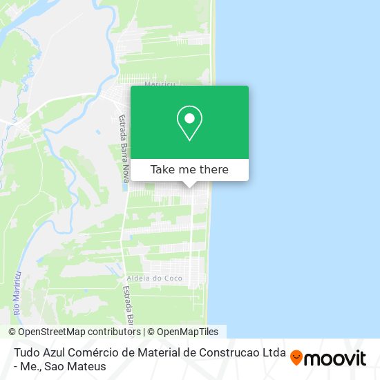 Tudo Azul Comércio de Material de Construcao Ltda - Me. map
