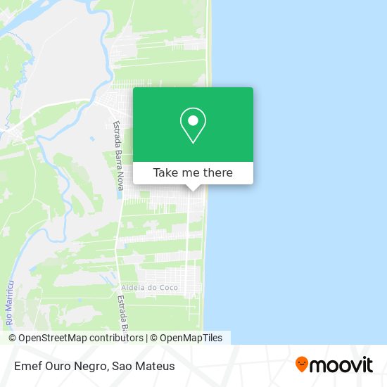Emef Ouro Negro map