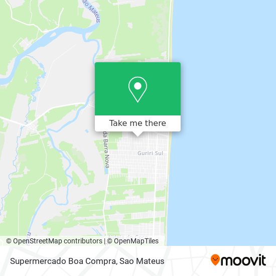 Mapa Supermercado Boa Compra