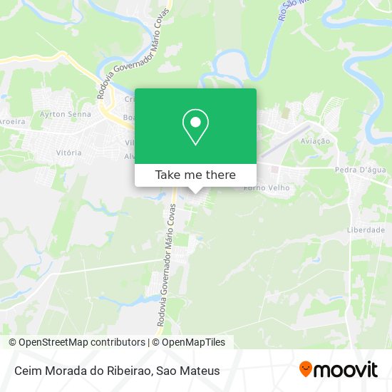 Ceim Morada do Ribeirao map