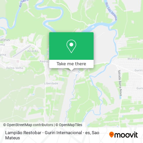 Lampião Restobar - Guriri Internacional - es map