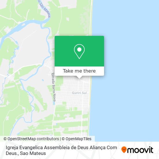 Igreja Evangelica Assembleia de Deus Aliança Com Deus. map