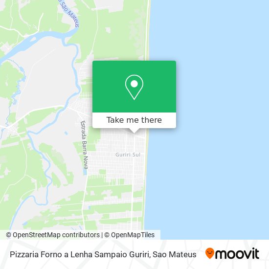 Pizzaria Forno a Lenha Sampaio Guriri map