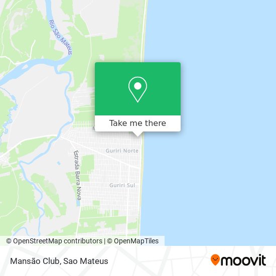 Mansão Club map