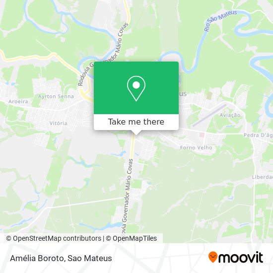 Amélia Boroto map