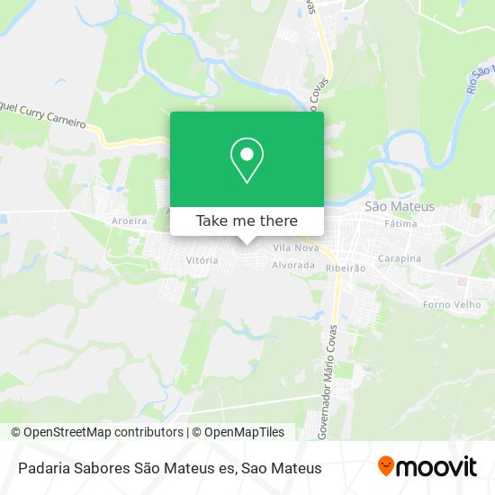 Padaria Sabores São Mateus es map