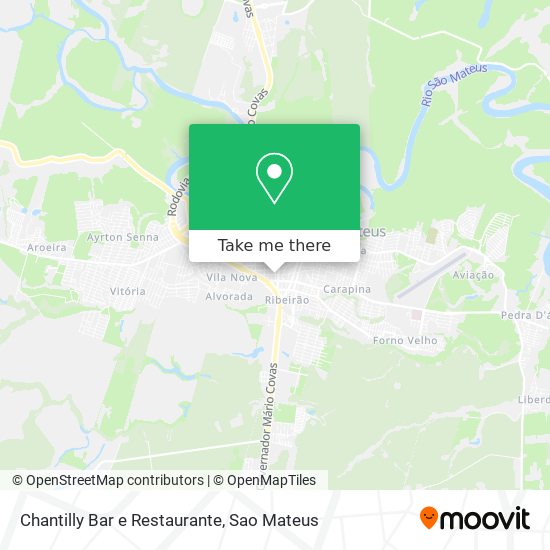 Chantilly Bar e Restaurante map