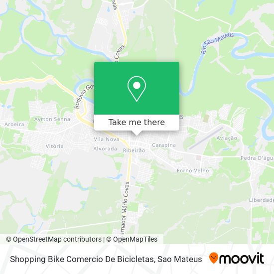 Mapa Shopping Bike Comercio De Bicicletas
