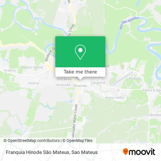 Franquia Hinode São Mateus map