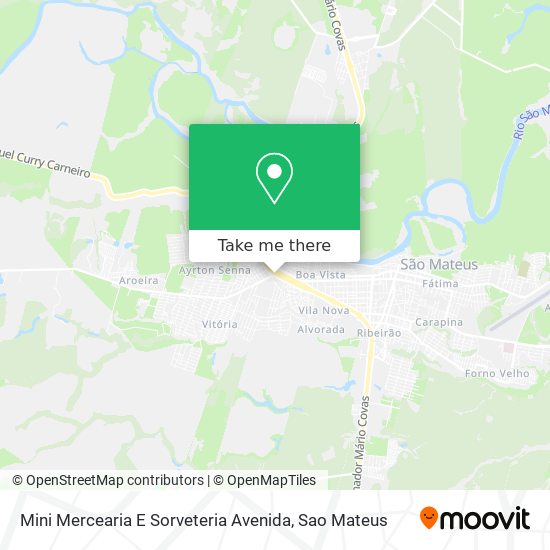 Mini Mercearia E Sorveteria Avenida map