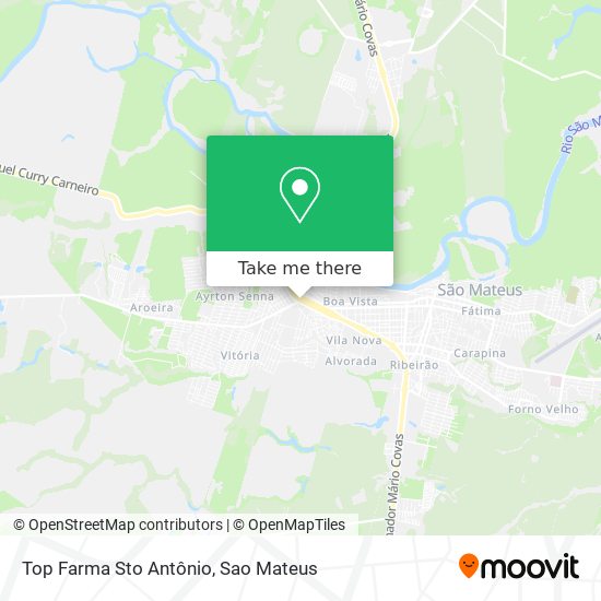Top Farma Sto Antônio map