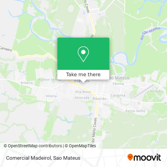 Comercial Madeirol map