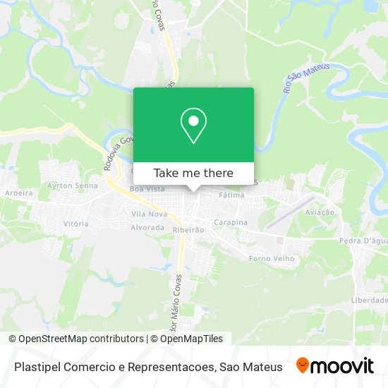 Plastipel Comercio e Representacoes map