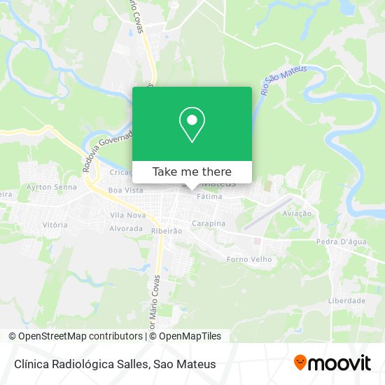 Clínica Radiológica Salles map