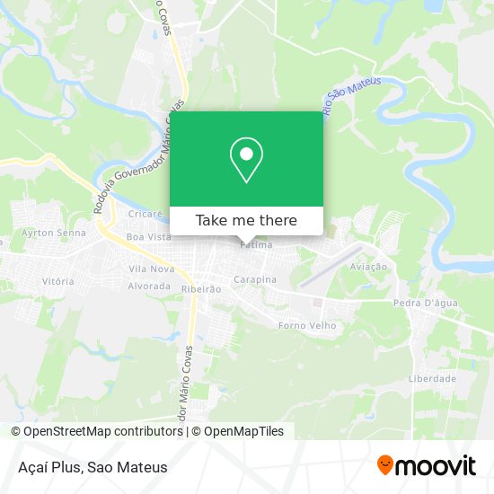 Açaí Plus map