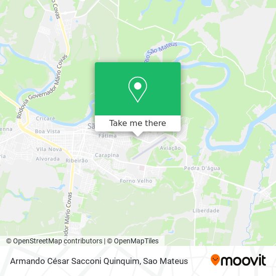 Armando César Sacconi Quinquim map