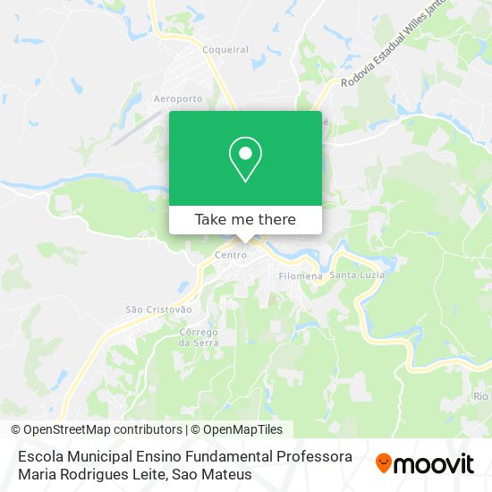 Escola Municipal Ensino Fundamental Professora Maria Rodrigues Leite map