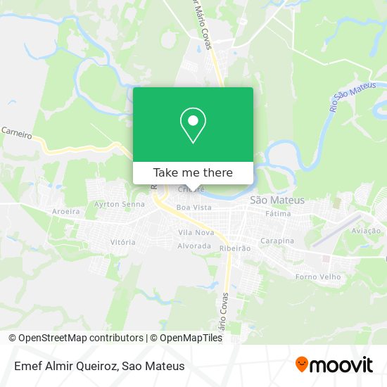 Emef Almir Queiroz map