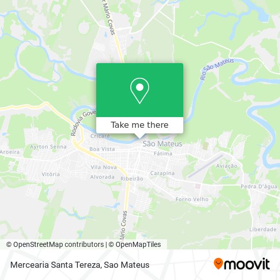 Mercearia Santa Tereza map