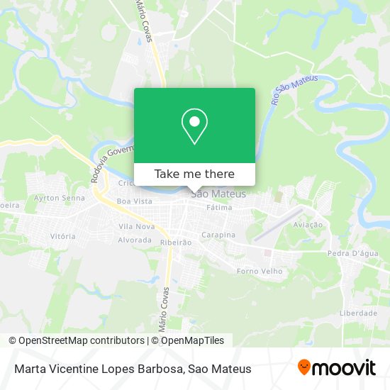 Marta Vicentine Lopes Barbosa map