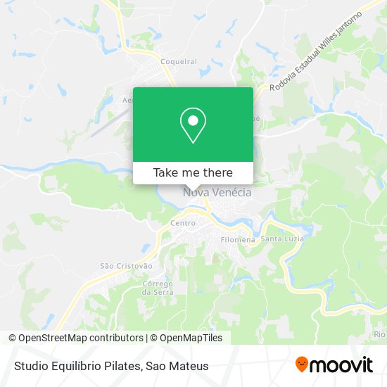 Studio Equilíbrio Pilates map