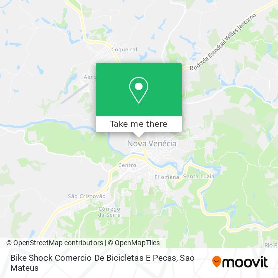 Bike Shock Comercio De Bicicletas E Pecas map