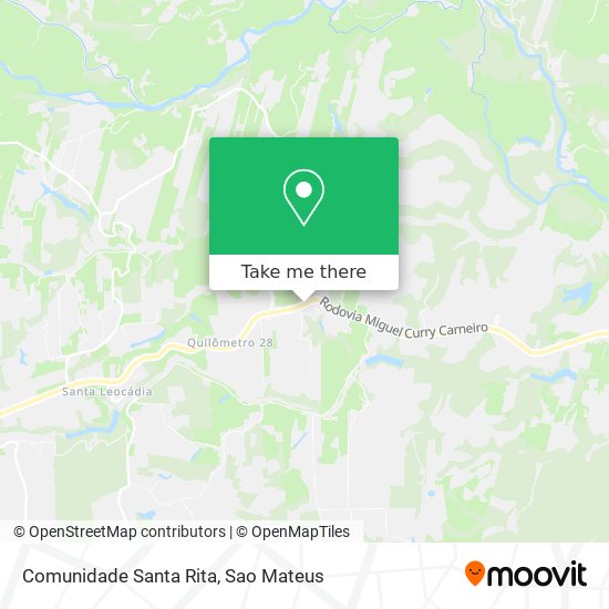 Comunidade Santa Rita map
