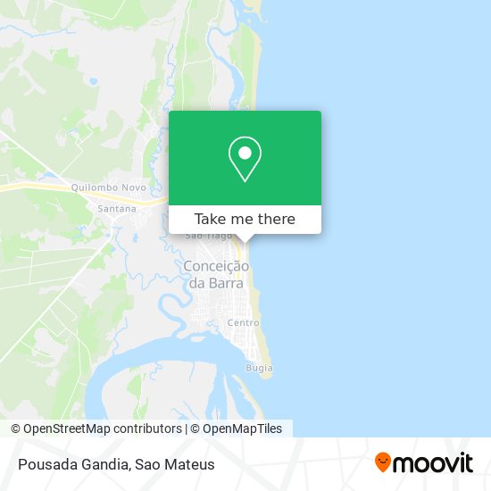 Pousada Gandia map