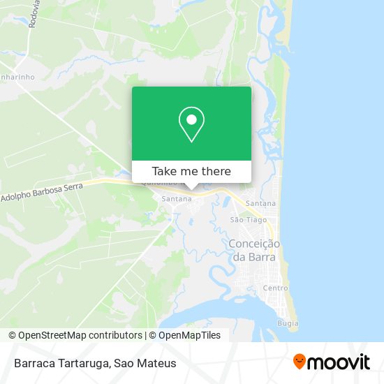 Barraca Tartaruga map