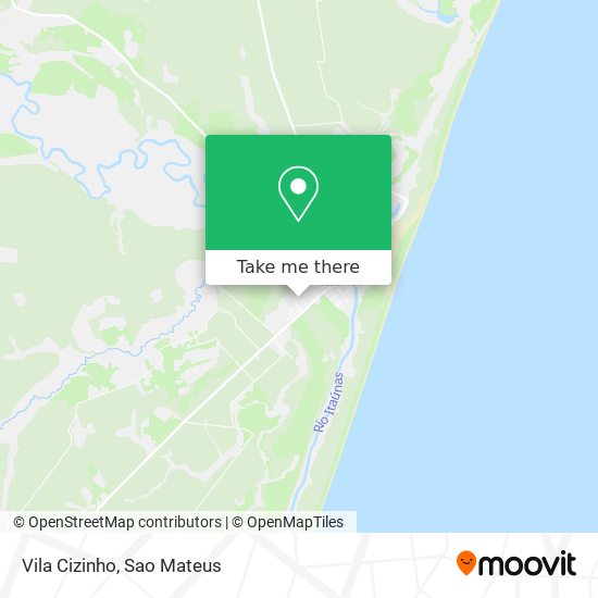 Vila Cizinho map