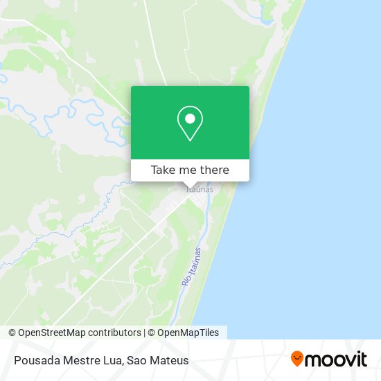 Pousada Mestre Lua map