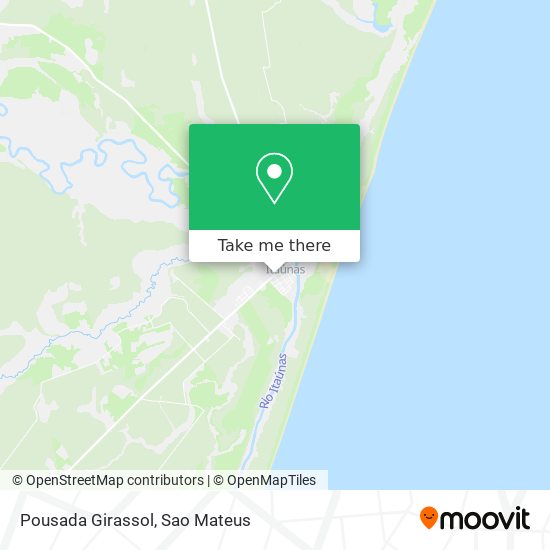 Pousada Girassol map