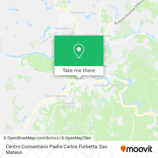 Centro Comunitário Padre Carlos Furbetta map