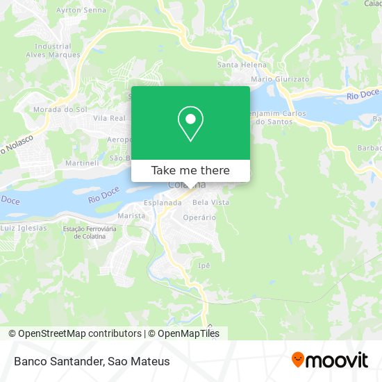 Banco Santander map