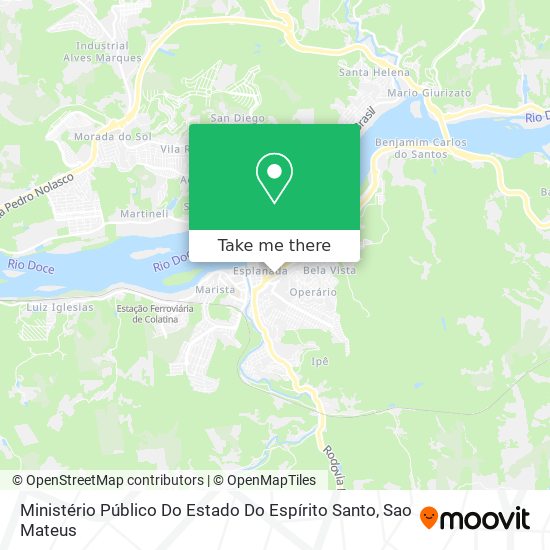 Ministério Público Do Estado Do Espírito Santo map