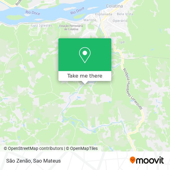 São Zenão map