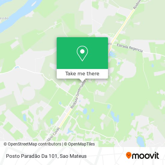 Posto Paradão Da 101 map