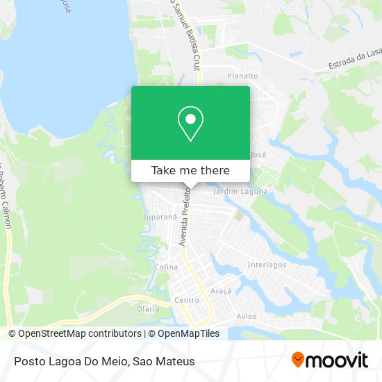 Posto Lagoa Do Meio map