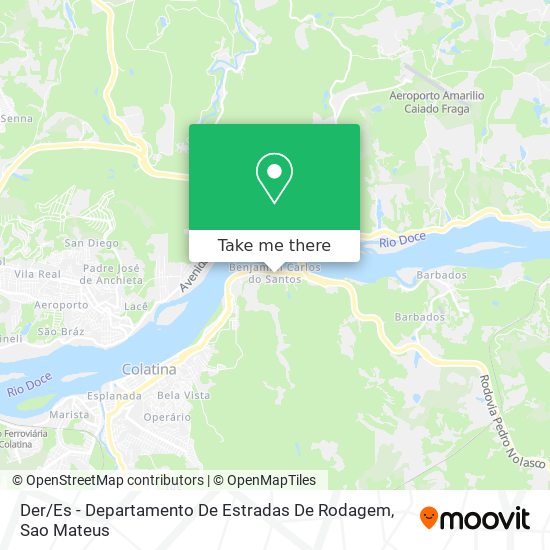 Der / Es - Departamento De Estradas De Rodagem map