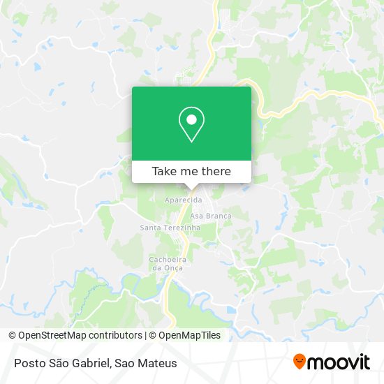 Posto São Gabriel map