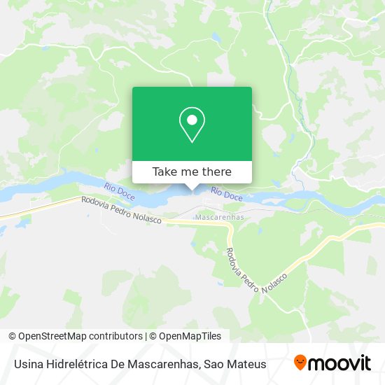 Usina Hidrelétrica De Mascarenhas map