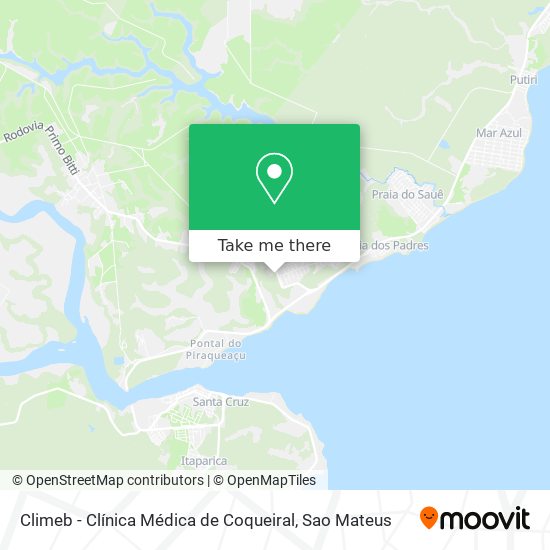 Climeb - Clínica Médica de Coqueiral map