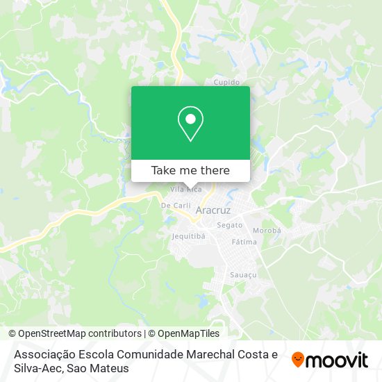 Associação Escola Comunidade Marechal Costa e Silva-Aec map