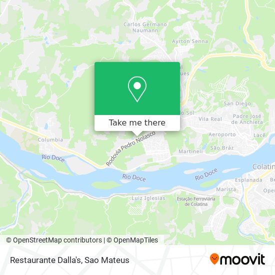Restaurante Dalla's map